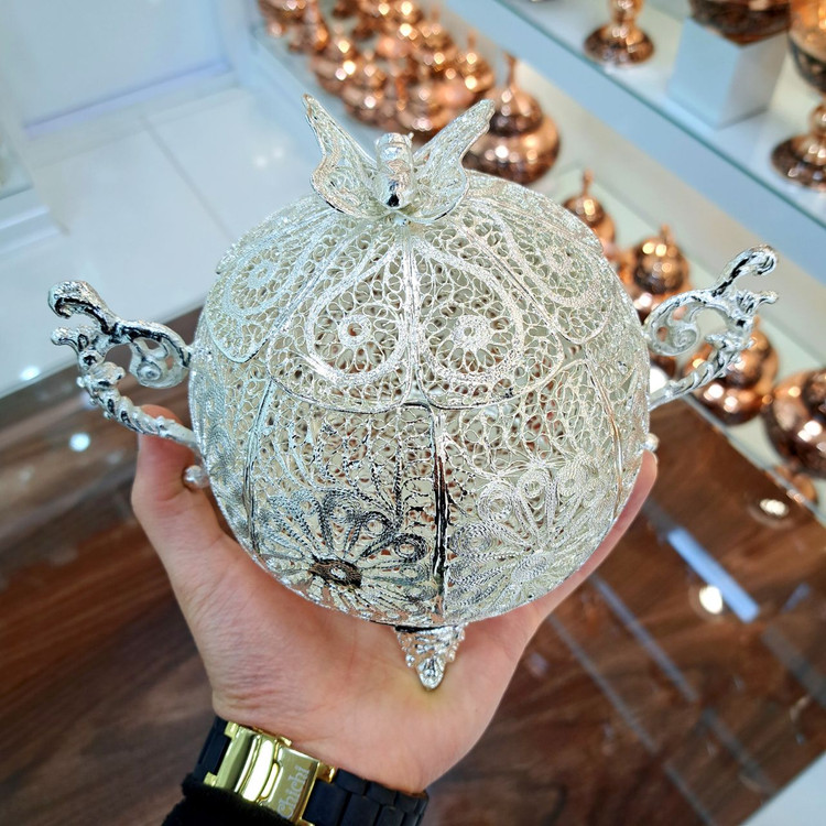 خرید شکلات خوری ملیله کاری با بهترین قیمت