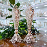 گلدان ملیله کاری با روکش نقره