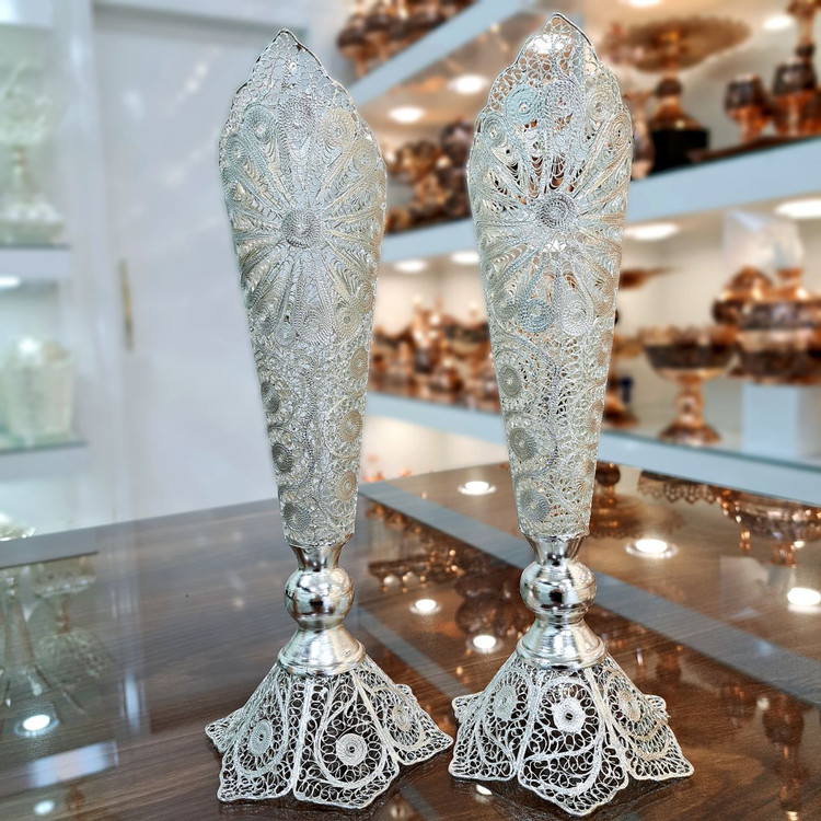 گلدان ملیله کاری سایز بزرگ