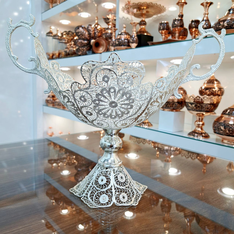 خرید کشکول ملیله کاری بزرگ