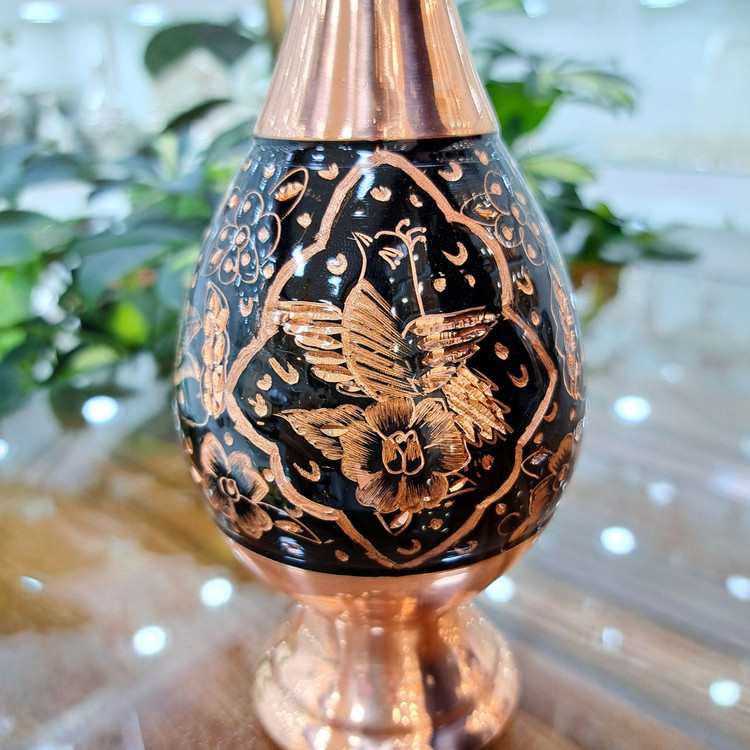 خرید گلدان مسی الماس تراش مستقیم از تولیدی