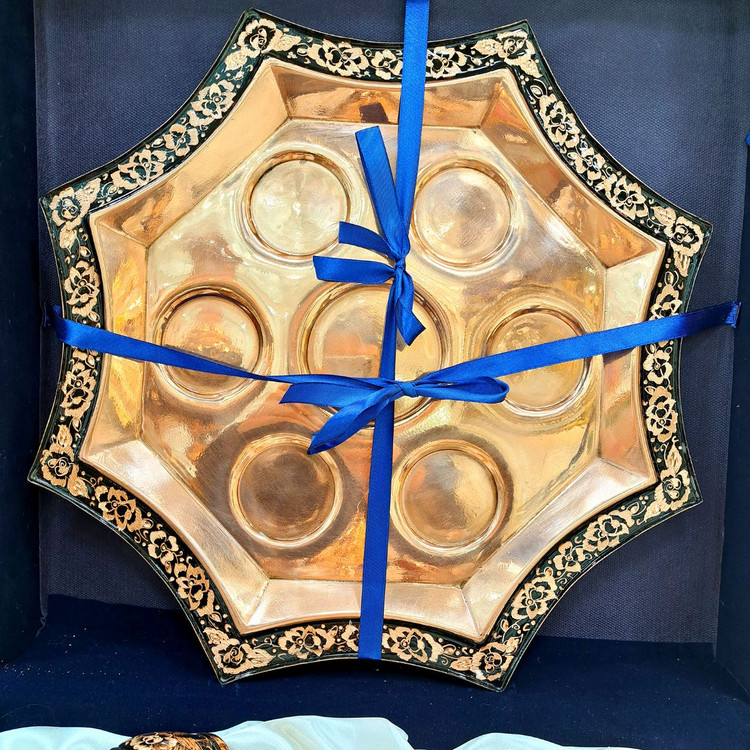 خرید ست شرابخوری مسی الماس تراش با ارسال رایگتن