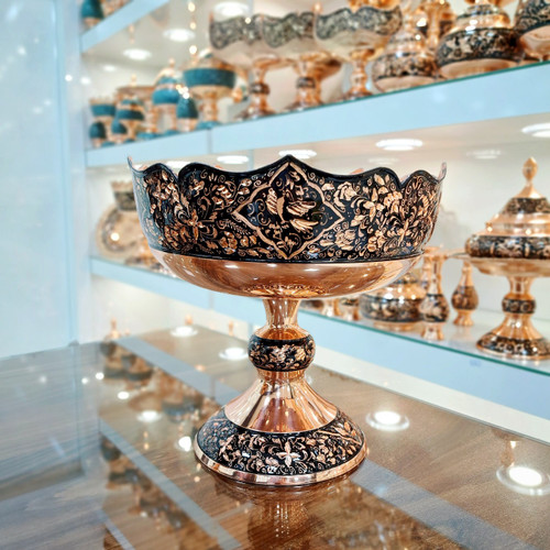 خرید میوه خوری مسی الماس تراش سایز 25