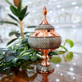 خرید شکلات خوری مس و خاتم سایز 22