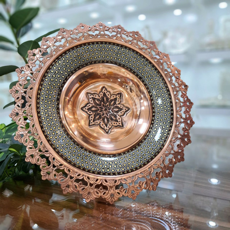 خرید شیرینی خوری مس و خاتم اصفهان