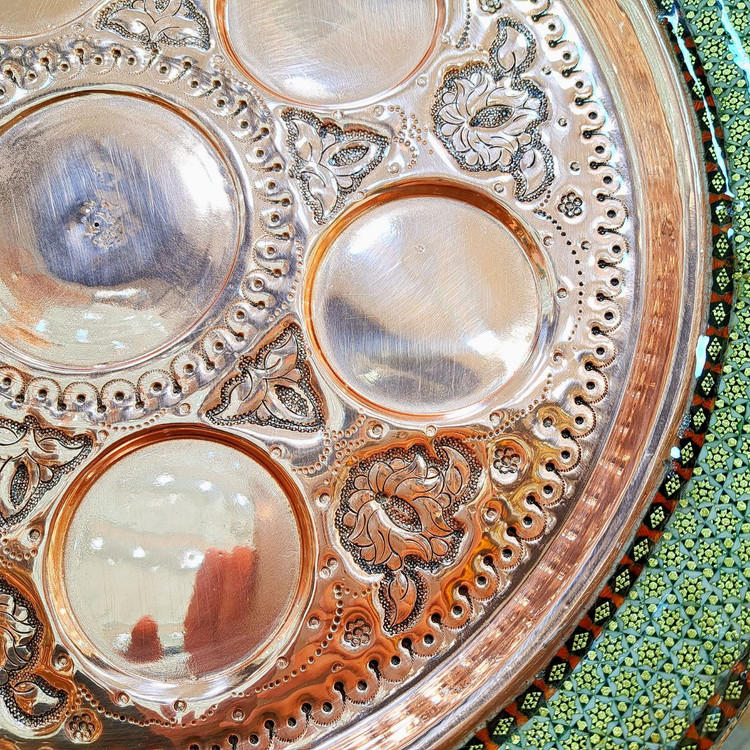 خرید ست تنگ و جام و سینی مس و خاتم مستقیم از تولیدی