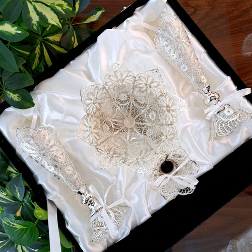 ست ملیله کاری با جعبه