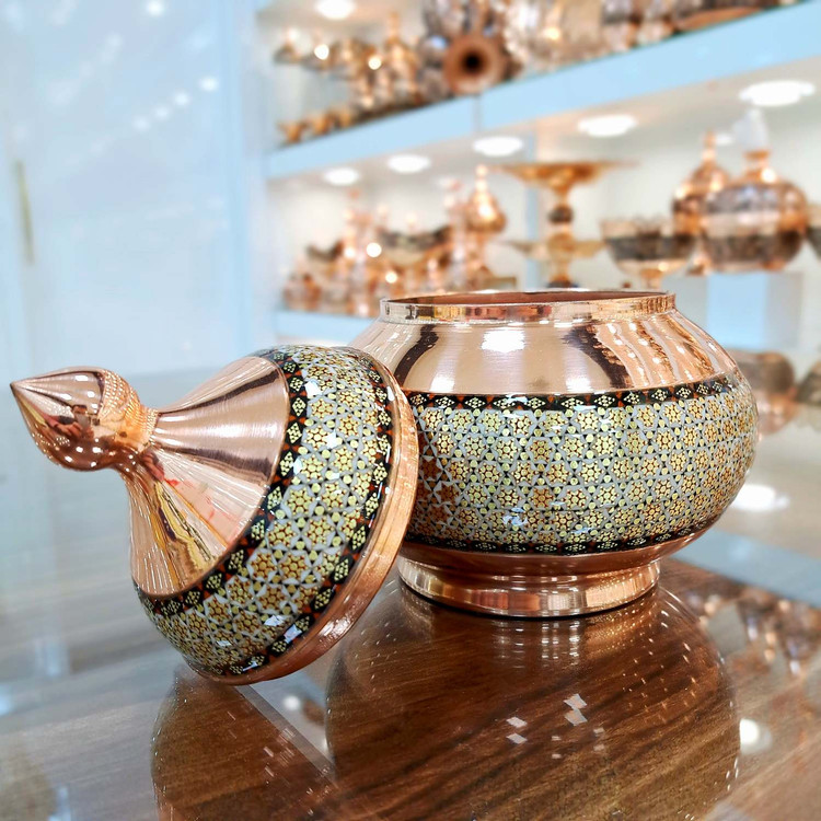 خرید قندان مس و خاتم با بهترین قیمت