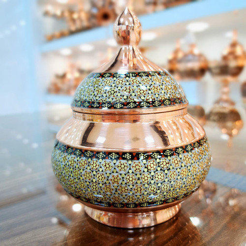 خرید قندان مس و خاتم اصفهان