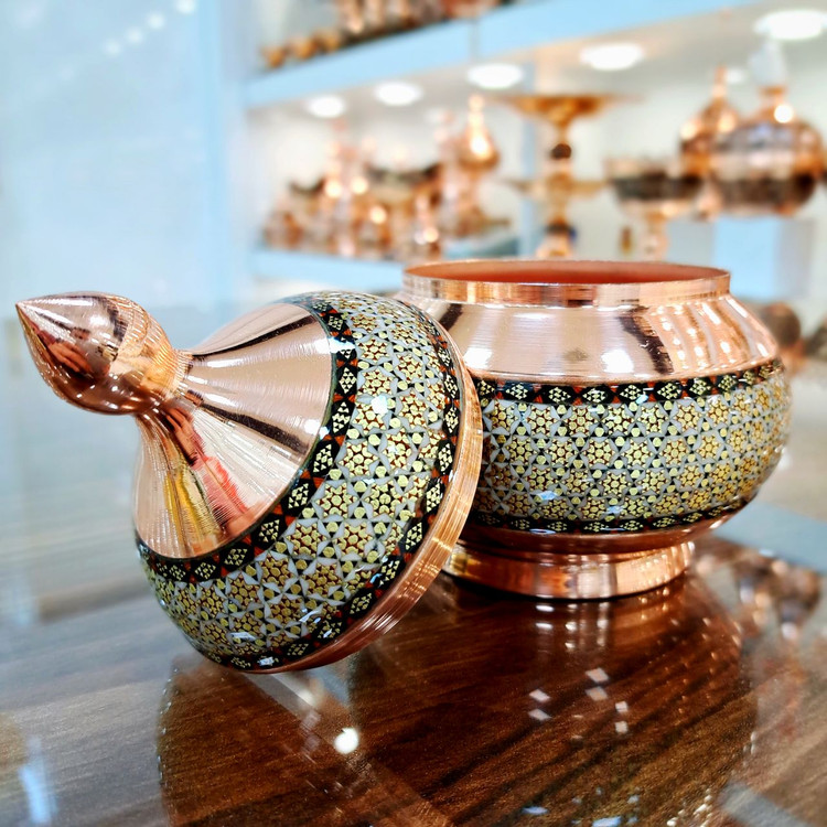 خرید قندان مس و خاتم با بهترین قیمت