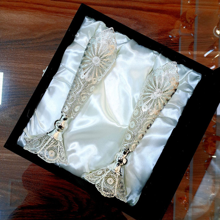 خرید گلدان ملیله با جعبه