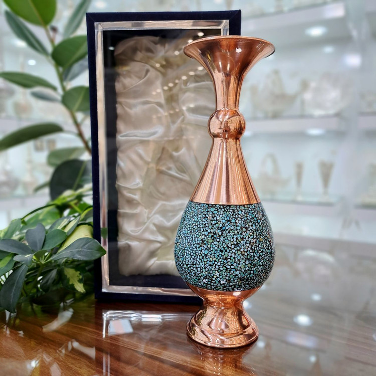 گلدان فیروزه کوبی سایز 20