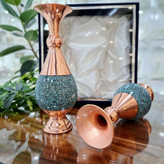 گلدان فیروزه کوبی سایز 16