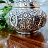 خرید شکلات خوری قلمزنی شبه نقره اصفهان