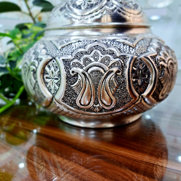 خرید شکلات خوری قلمزنی شبه نقره اصفهان