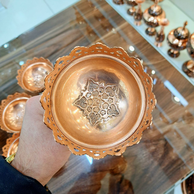 خرید ست هفت سین مسی الماس تراش