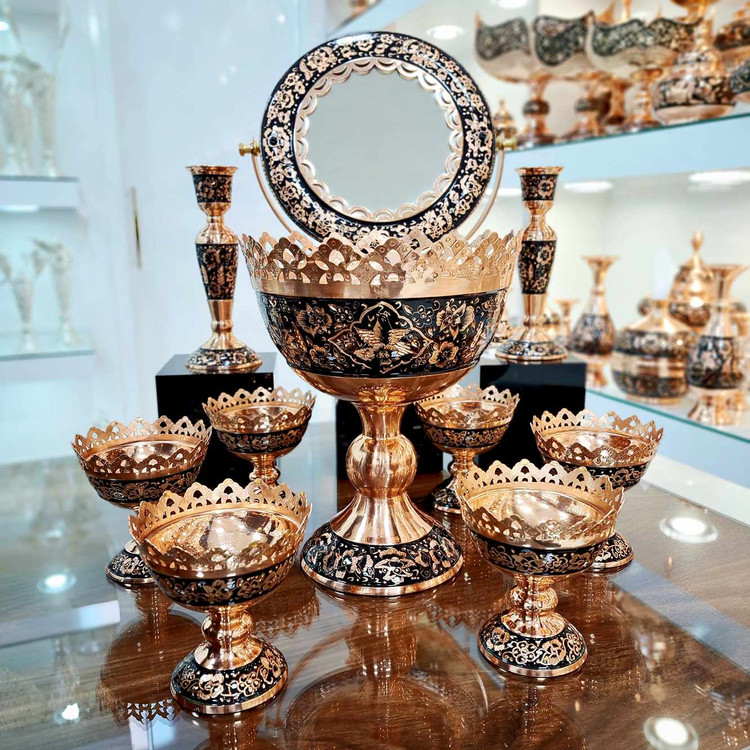 خرید سرویس کامل هفت سین مسی الماس تراش