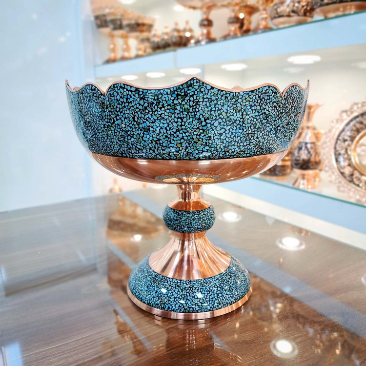 خرید ظرف میوه خوری فیروزه کوبی