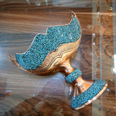 خرید کشکول فیروزه کوبی بغل قلمزنی