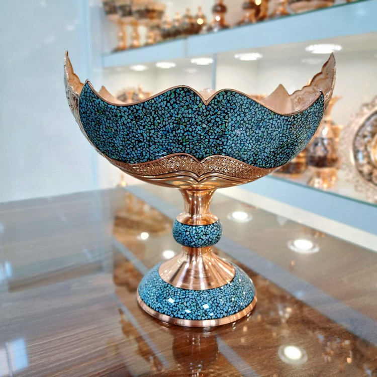 خرید کشکول مس و فیروزه