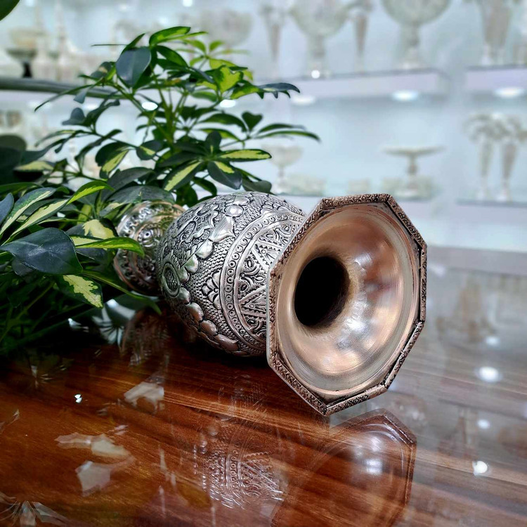 قیمت گلدان قلمزنی نقره