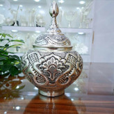 ست گلدان و شکلات خوری شبه نقره