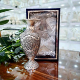 قیمت گلدان قلمزنی نقره با بهترین قیمت