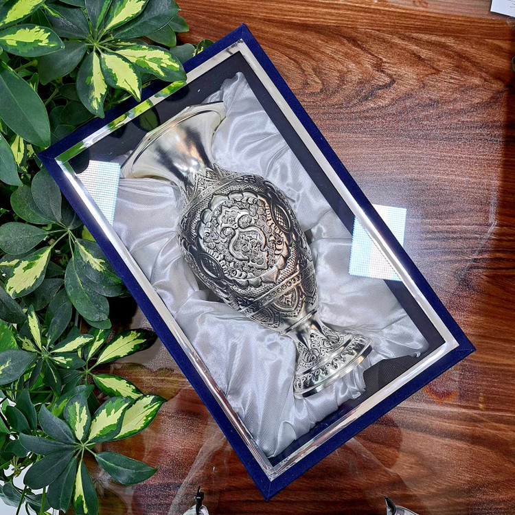 خرید گلدان قلمزنی اصفهان