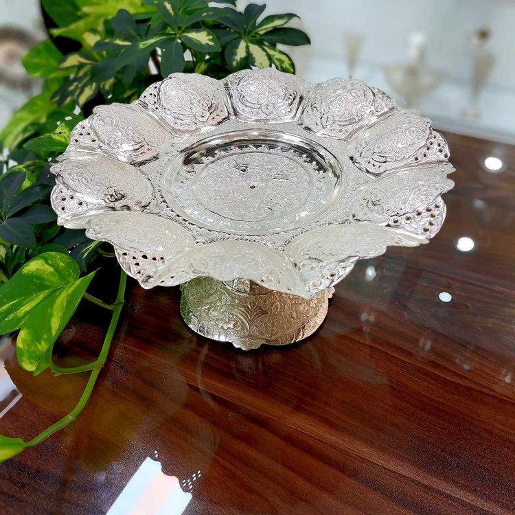 خرید شیرینی خوری نقره نما با بهترین قیمت