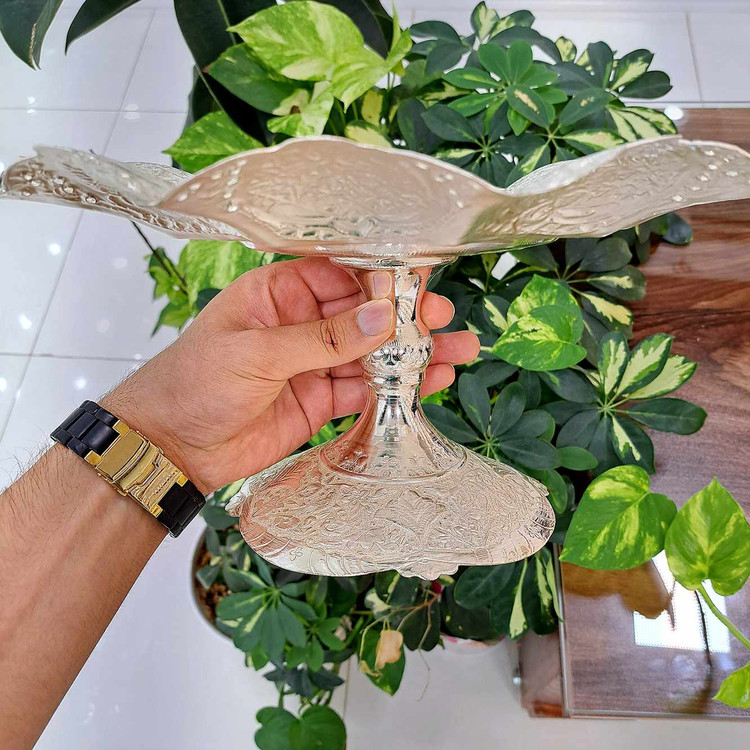 قیمت شیرینی خوری نقره نما