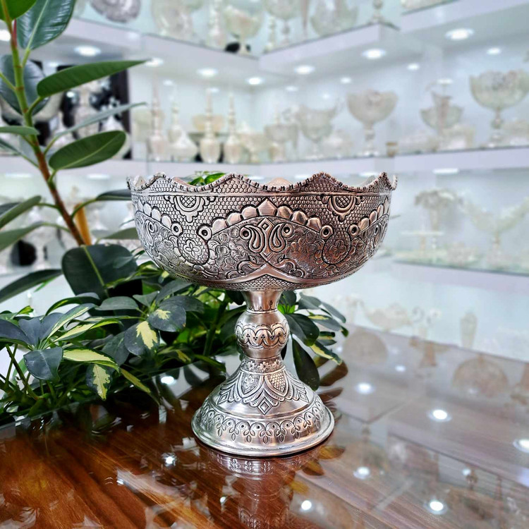 خرید میوه خوری قلمزنی نقره نما