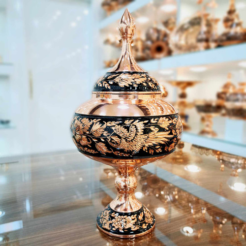 خرید و قیمت شکلات خوری مسی الماس تراش