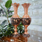 خرید گلدان مسی الماس تراش سایز بزرگ با بهترین قیمت