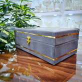 خرید گلدان مسی الماس تراش با جعبه