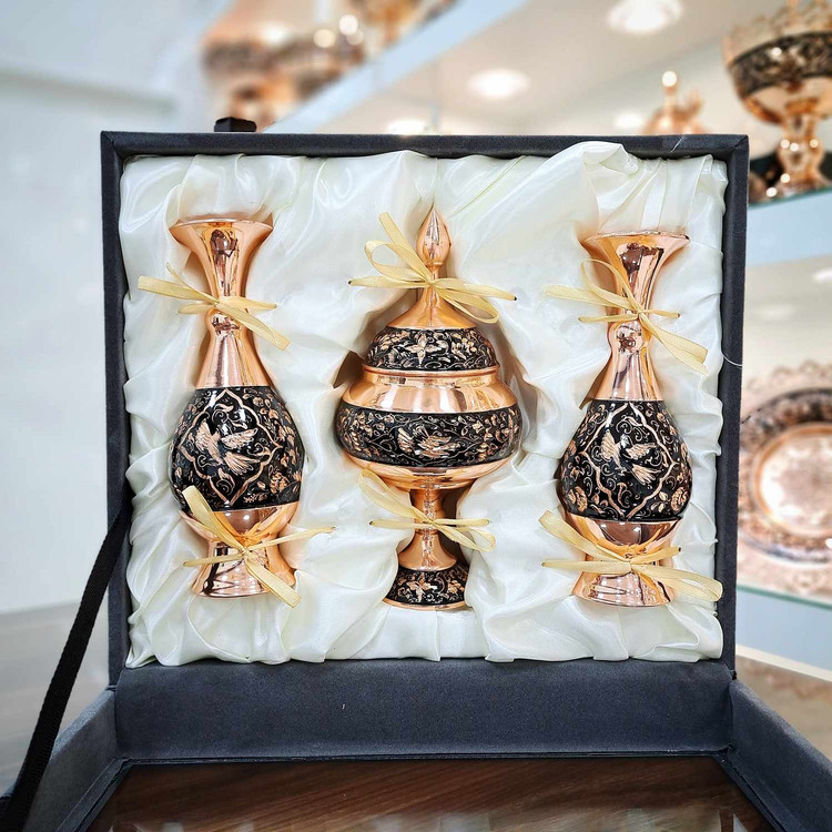 خرید ست گلدان و شکلات خوری الماس تراش مناسب هدیه