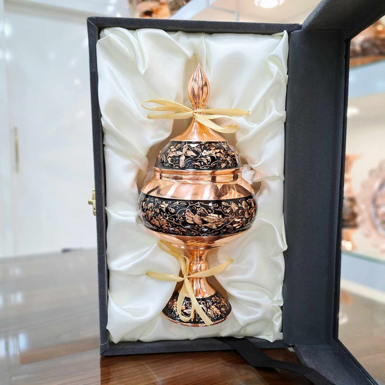 خرید شکلات خوری مسی الماس تراش با ارسال رایگان