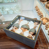 خرید ست گلدان و شکلات خوری خاتم کاری