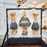 خرید ست گلدان و شکلات خوری فیروزه کوبی اصفهان