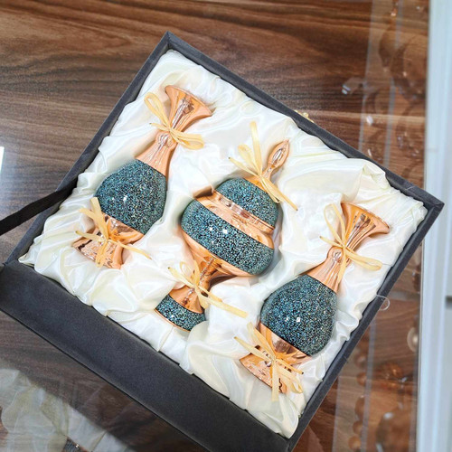 خرید ست گلدان و شکلات خوری فیروزه کوبی اصفهان