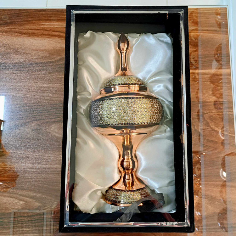 عکس شکلات خوری مس و خاتم