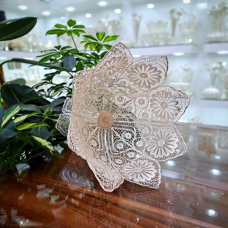 کاسه آجیل ملیله کاری اصفهان