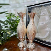 خرید گلدان قلمزنی نقره نما مستقیم از تولیدی