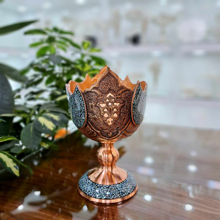 خرید کشکول فیروزه کوبی بغل قلم مستقیم از تولیدی