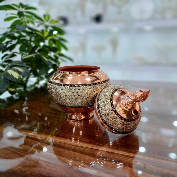 خرید شکلات خوری مس و خاتم نفیس