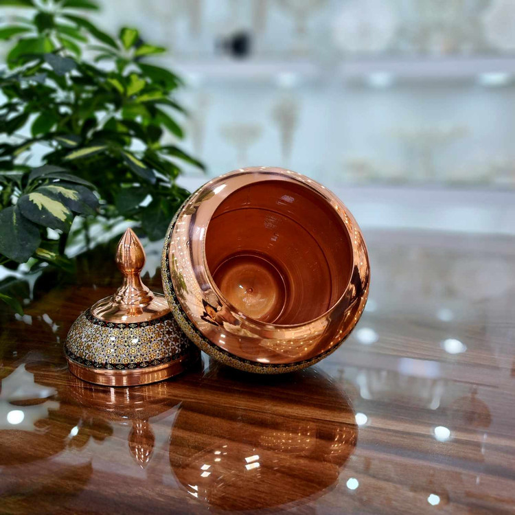 خرید شکلات خوری مس و خاتم مستقیم از تولیدی