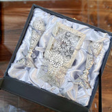 خرید ست گلدان و شکلات ملیله کاری