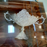 کشکول ملیله کاری اصفهان با روکش نقره