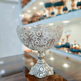 میوه خوری ملیله کاری با روکش نقره