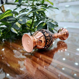 خرید گلدان مسی الماس تراش سایز20