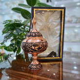 خرید شکلات خوری مسی الماس تراش با جعبه